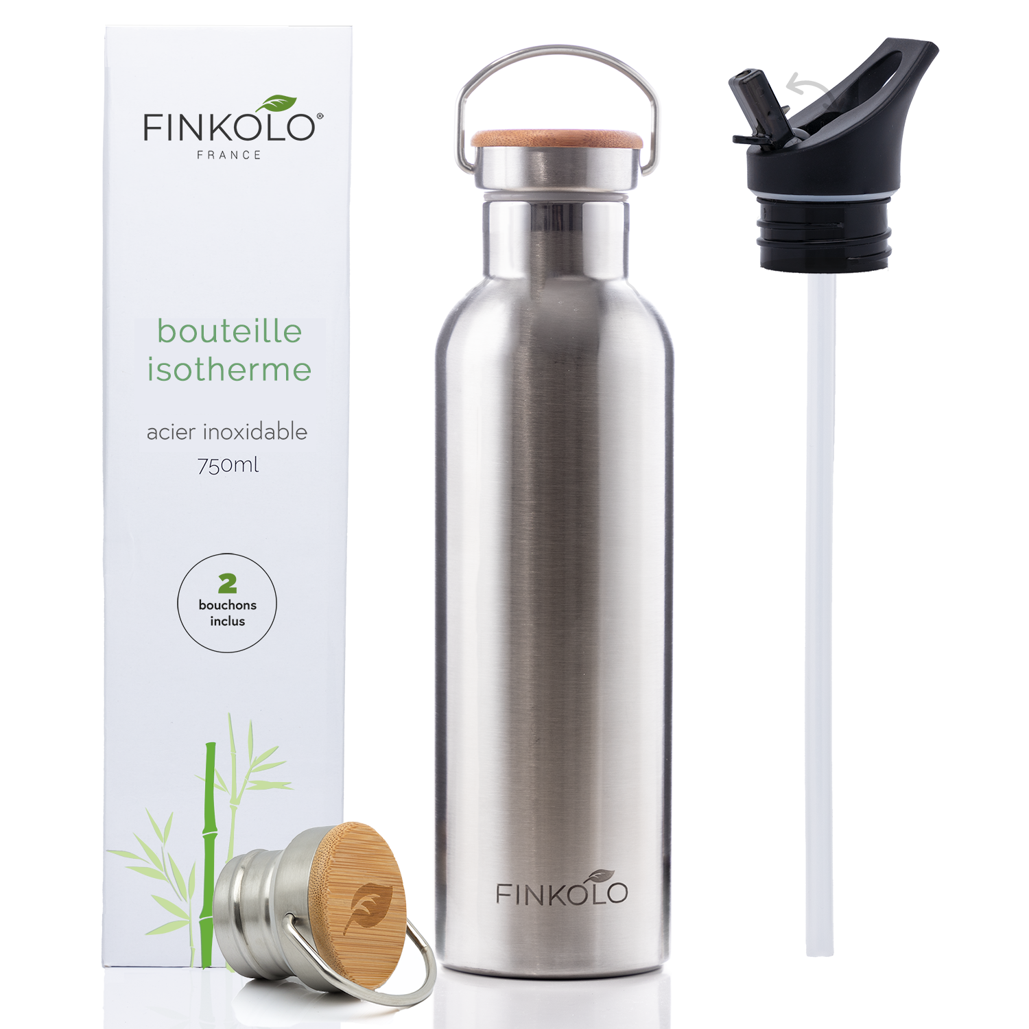 Bouteille Isotherme Inox LIVOO, double paroi 750ml