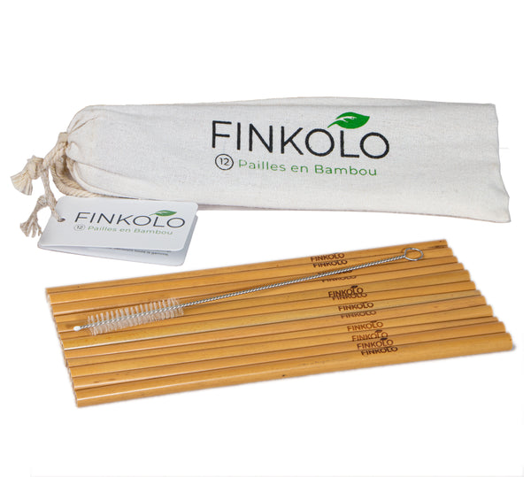 Pailles en Bambou | Set de 12